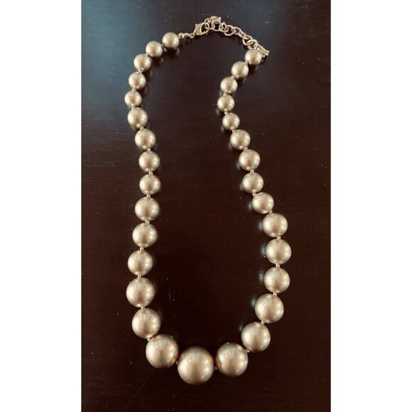 Vintage Carolee Graduated Gold Ball Necklace Extender Original Tag - Picture 2 of 7